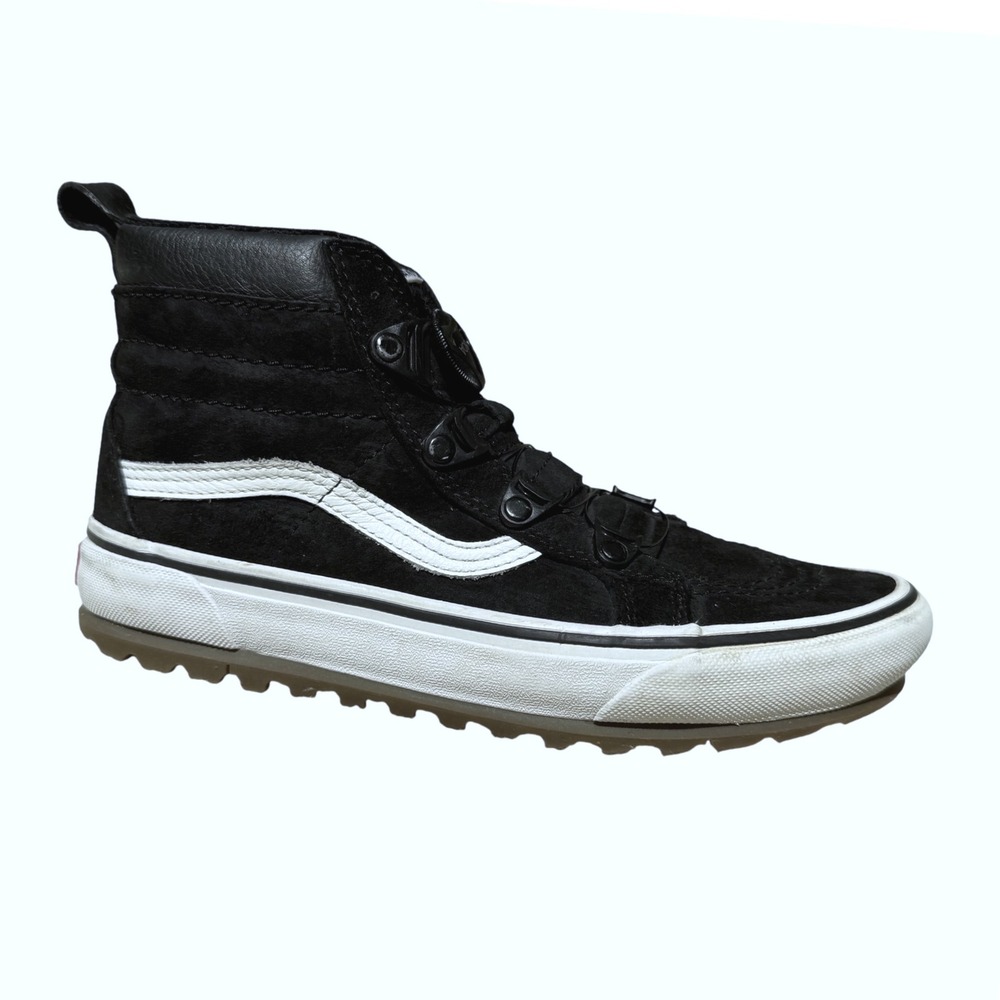 Vans Sk8 Hi MTE BOA Black Suede High Top Skate Shoes Mens 7‎